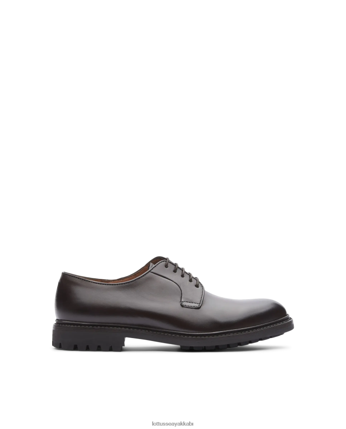 Lottusse Walton Crust Anilin Buzağı Derbisi B4Z64L57 ayakkabı mocha erkekler